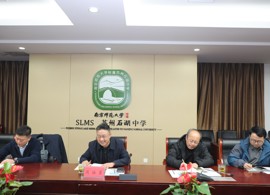 吴中区教育局周福勇局长一行走访石湖中学